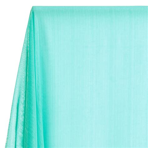 Zari Metallic Chiffon Jacquard Spring Green Fabric